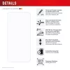 Szkło hartowane z ramką montażową i etui dla Samsung Galaxy A36 od e.v.i., Ekologiczna ramka montażowa, odporne na zarysowania, przezroczyste
