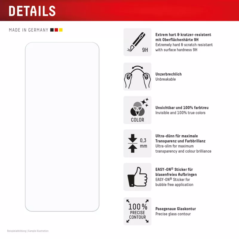 e.v.i. DISPLEX Smart Glass do Xiaomi Redmi 15C — hartowane szkło ochronne, model 02198