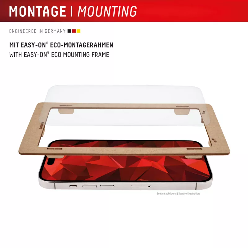 Displex Ochrona ekranu + Case for Google Pixel 10 Pro, Eco Mounting Frame, odporna na zarysowania