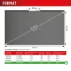 Filtr prywatności e.v.i. Displex PRIVACY SAFE magnetyczny dwukierunkowy do 16-calowego laptopa/notebooka (16:10), bezramkowy, błyszczący/matowy, 3H