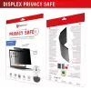 Filtr prywatności e.v.i. Displex PRIVACY SAFE magnetyczny dwukierunkowy do 16-calowego laptopa/notebooka (16:10), bezramkowy, błyszczący/matowy, 3H