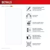 Hartowane szkło ochronne Smart Glass e.v.i. do Xiaomi 15T / 15T Pro (9H), naklejki montażowe, przezroczyste