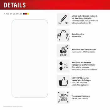 Szkło hartowane Smart Glass e.v.i. do Xiaomi Redmi Note 15 Pro (9H), naklejka montażowa, przezroczyste, 1 szt.