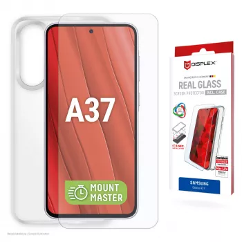 Displex Ochrona ekranu + etui do Samsung A37, odporny na zarysowania