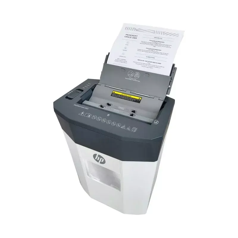 Niszczarka HP OneShred Auto 80CC ścinanie krzyżowe 68 dB 22 cm Biała