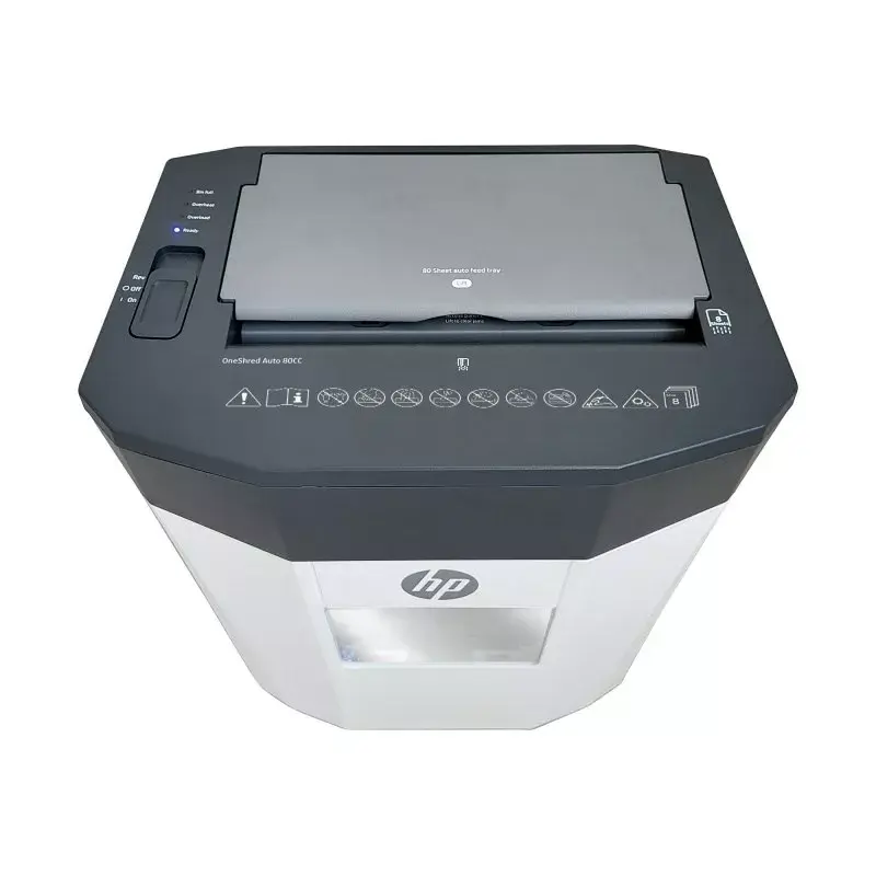 Niszczarka HP OneShred Auto 80CC ścinanie krzyżowe 68 dB 22 cm Biała