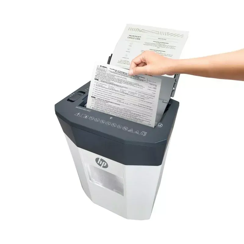 Niszczarka HP OneShred Auto 80CC ścinanie krzyżowe 68 dB 22 cm Biała