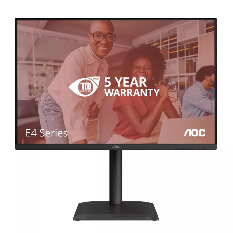 Monitor komputerowy AOC E4 X24E4U 61 cm (24 cale) 1920 x 1200 pikseli Full HD LED Czarny