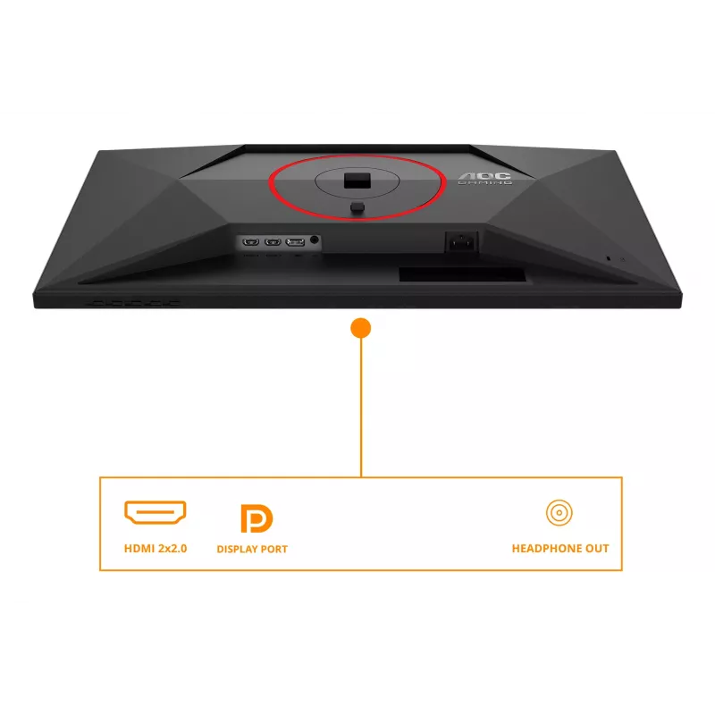 AOC G4 27G4ZR monitor komputerowy 68,6 cm (27 cali) 1920 x 1080 pikseli Full HD LED Czarny, Czerwony