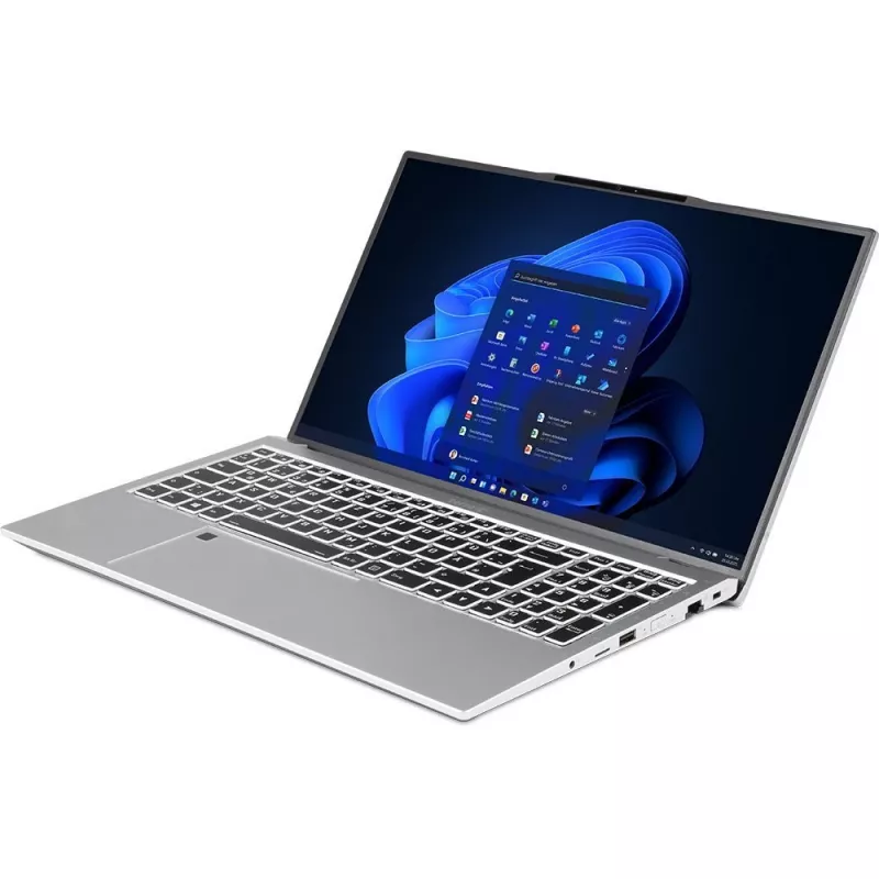 TERRA MOBILE US1220800 laptop Intel® Core™ i7 i7-1355U 39,6 cm (15,6 cala) Full HD 16 GB DDR5-SDRAM 512 GB SSD Wi-Fi 6 (802.11ax) Windows 11 Pro srebrny