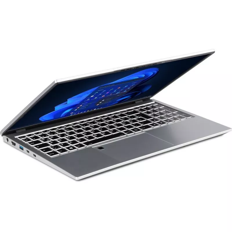 TERRA MOBILE US1220800 laptop Intel® Core™ i7 i7-1355U 39,6 cm (15,6 cala) Full HD 16 GB DDR5-SDRAM 512 GB SSD Wi-Fi 6 (802.11ax) Windows 11 Pro srebrny