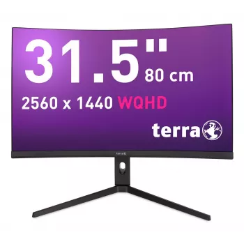 Monitor komputerowy TERRA 3285W 80 cm (31,5 inch) 2560 x 1440 pikseli Wide Quad HD LCD Czarny