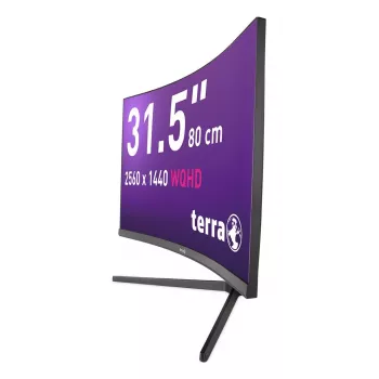 Monitor komputerowy TERRA 3285W 80 cm (31,5 inch) 2560 x 1440 pikseli Wide Quad HD LCD Czarny