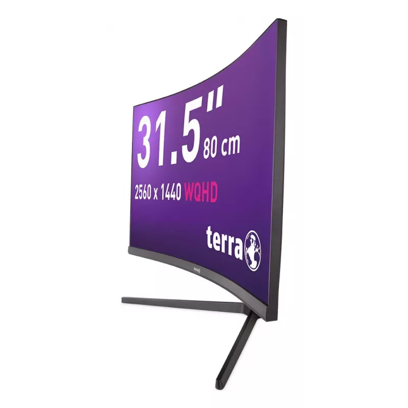 Monitor komputerowy TERRA 3285W 80 cm (31,5 inch) 2560 x 1440 pikseli Wide Quad HD LCD Czarny