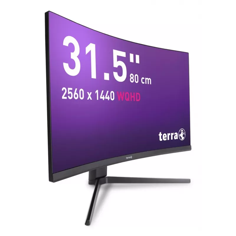 Monitor komputerowy TERRA 3285W 80 cm (31,5 inch) 2560 x 1440 pikseli Wide Quad HD LCD Czarny