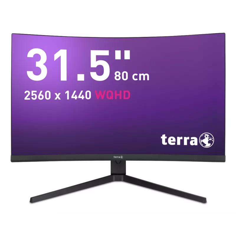 Monitor komputerowy TERRA 3285W 80 cm (31,5 inch) 2560 x 1440 pikseli Wide Quad HD LCD Czarny