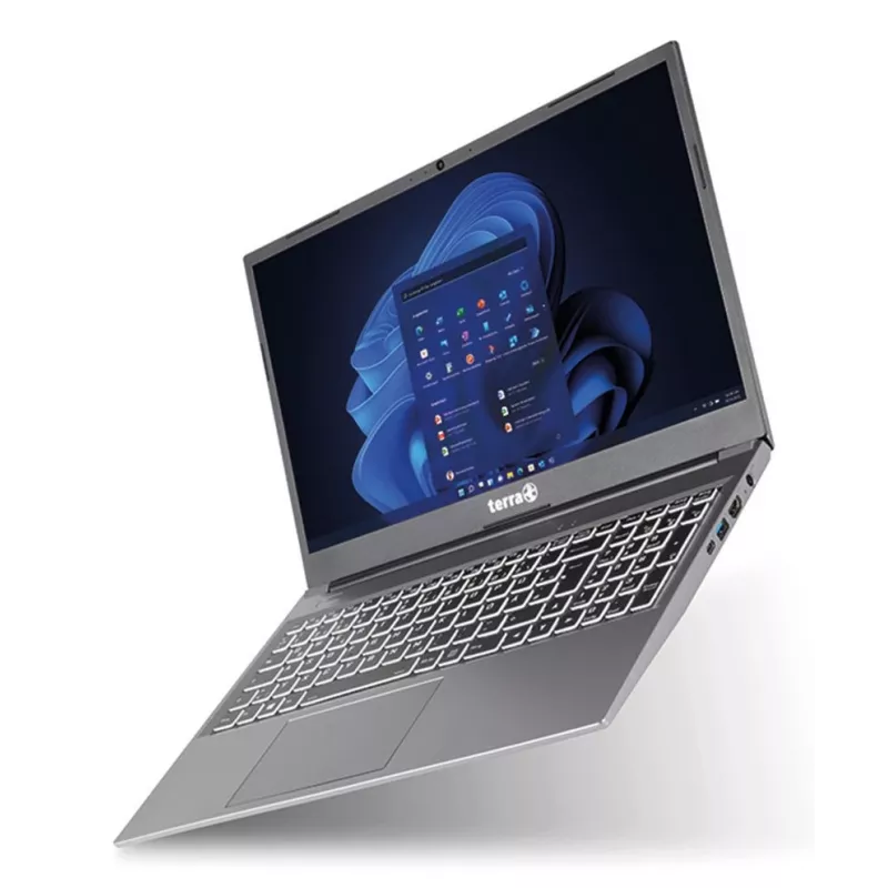 TERRA 1517R Intel® Core™ i3 i3-1315U Laptop 39,6 cm (15,6 cala) Full HD 8 GB DDR4-SDRAM 500 GB SSD Wi-Fi 6 (802.11ax) Windows 11 Pro Holenderski, Angielski (US) Szary