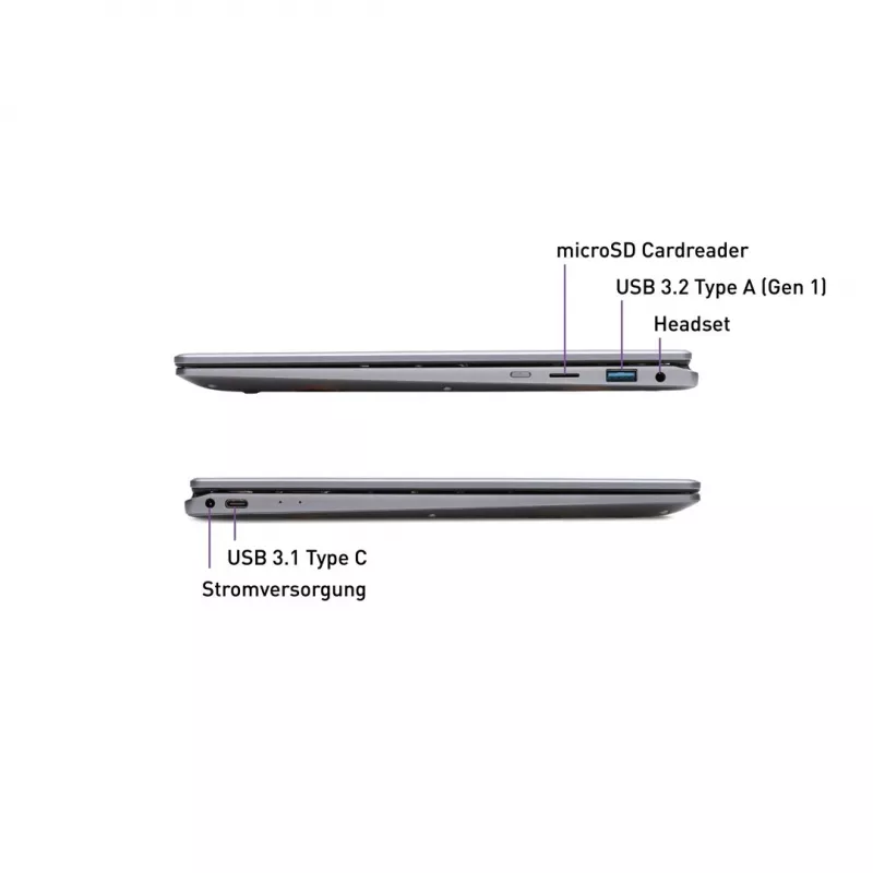 Laptop TERRA US1220849 Intel® Core™ i5 i5-1334U 33,8 cm (13,3″) dotykowy Full HD 16 GB DDR4-SDRAM 512 GB SSD Wi-Fi 6 (802.11ax) Windows 11 Pro Antracyt