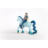 schleich BAYALA Aryon na jednorożcu, 5 lat, Słoneczne Elfy, Jednorożce i Wróżki, Wielokolorowy