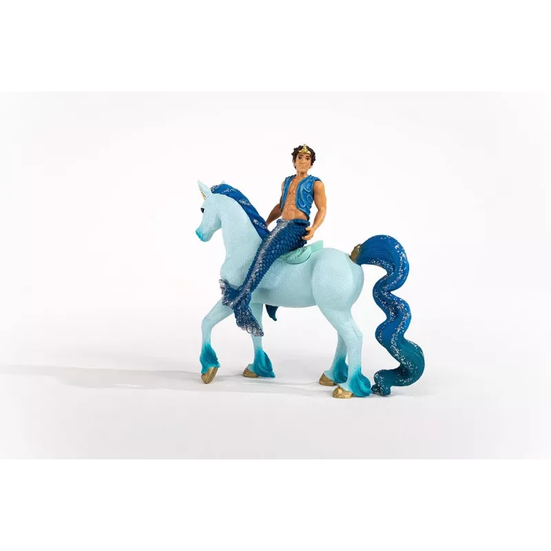 schleich BAYALA Aryon na jednorożcu, 5 lat, Słoneczne Elfy, Jednorożce i Wróżki, Wielokolorowy