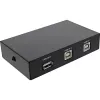 InLine USB 2.0 przełącznik manualny, urządzenie USB-A na 2 komputery