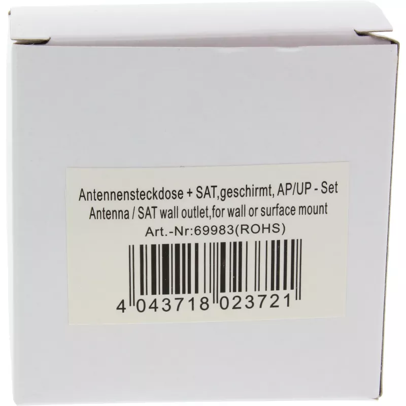 InLine Gniazdo antenowe ekranowane zestaw AP/UP InLine 69983