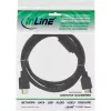 Kabel HDMI InLine High Speed męski + ferrytowy czarny 1,8 m, 1,8 m, HDMI Typ A (Standard), HDMI Typ A (Standard), Czarny