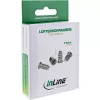 Wkręt do wentylatora InLine 5,0×10,0 mm niklowany, opakowanie 4 szt.