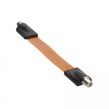 Window conduit InLine SAT kabel superslim for F-Plug, 0.11 m kabel, 23×265×12 mm