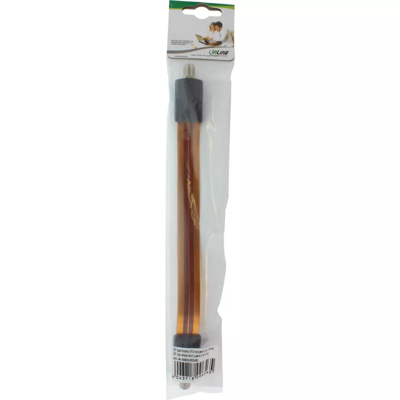 Window conduit InLine SAT kabel superslim for F-Plug, 0.11 m kabel, 23×265×12 mm