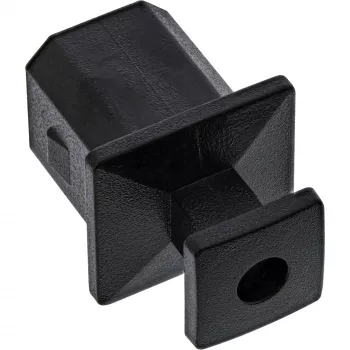 Osłona przeciwkurzowa InLine do gniazda USB-B żeńskiego, czarna, 50 szt.