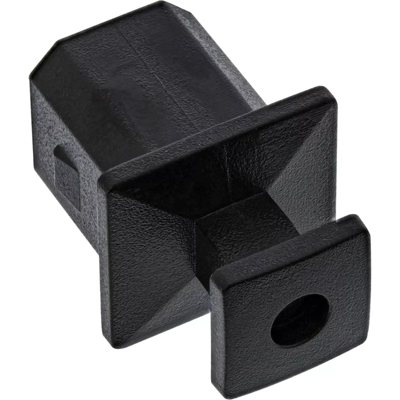 Osłona przeciwkurzowa InLine do gniazda USB-B żeńskiego, czarna, 50 szt.