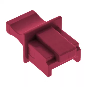 InLine osłona przeciwpyłowa na gniazdo RJ45 żeńskie, ciemnoczerwona, 10 szt.