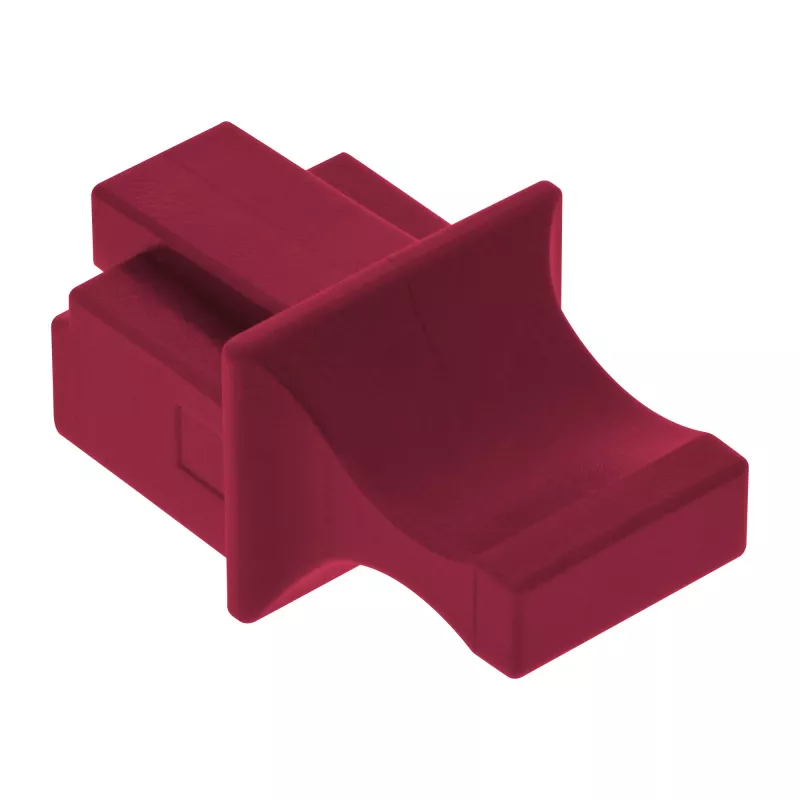 InLine osłona przeciwpyłowa na gniazdo RJ45 żeńskie, ciemnoczerwona, 10 szt.