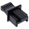 Osłona przeciwpyłowa na gniazdo żeńskie RJ45 InLine 59942C czarna 10 szt.