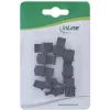 Osłona przeciwpyłowa na gniazdo żeńskie RJ45 InLine 59942C czarna 10 szt.