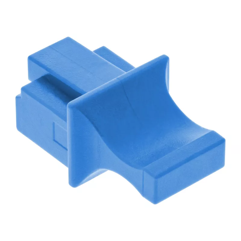 InLine Dust Cover for RJ45 female, niebieski, 100 pcs.