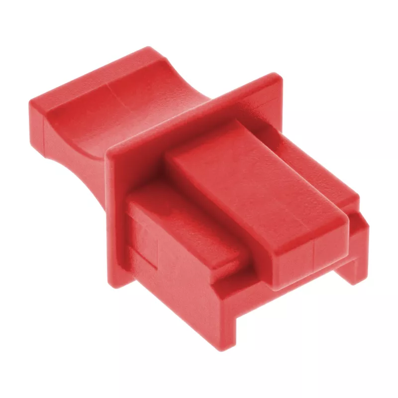 InLine Dust Cover dla gniazda RJ45, czerwony, 100 szt.