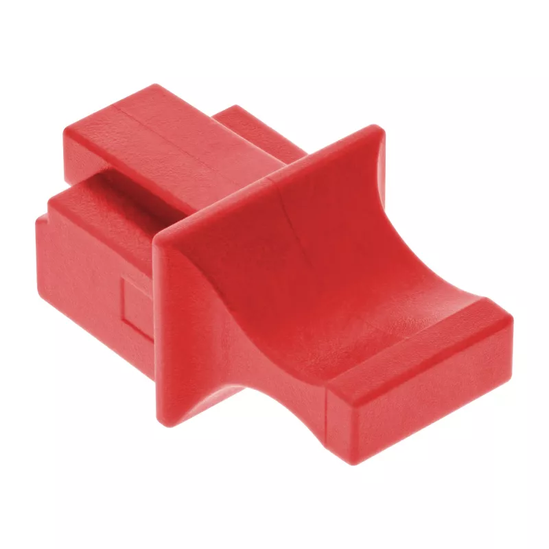 InLine Dust Cover dla gniazda RJ45, czerwony, 100 szt.