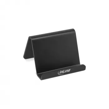 InLine Smartphone and Mobile Phone Stand for Desktop, Passive Holder, Czarny