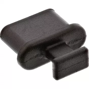 Osłona przeciwkurzowa do gniazda USB-C InLine 59948M czarna 50 szt.