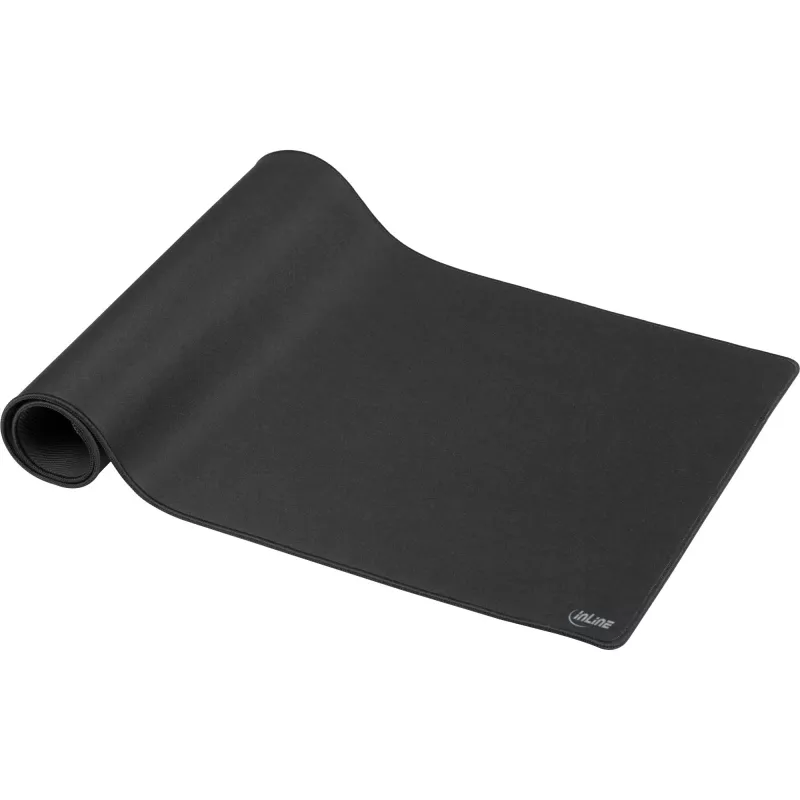 Podkładka na biurko InLine mysz pad XL, powierzchnia tekstylna, czarna, 900×400×2 mm