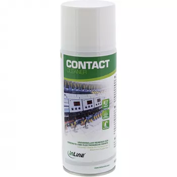 Środek czyszczący InLine Contact Cleaner 400 ml — uniwersalny preparat do czyszczenia styków i urządzeń elektrycznych