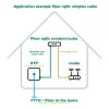 InLine Fiber Optical Simplex kabel, FTTH, SC/APC8° do SC/APC8° 9/125µm OS2 10m