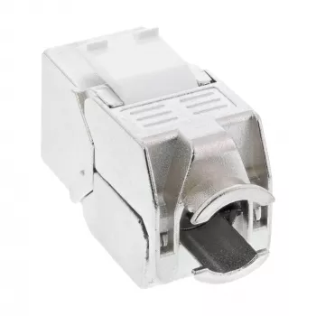 InLine Moduł RJ45 Keystone typu Snap-In Kat.6a, z osłoną przeciwpyłową, czerwony