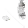InLine Moduł RJ45 Keystone typu Snap-In Kat.6a, z osłoną przeciwpyłową, czerwony