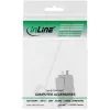 InLine Moduł RJ45 Keystone typu Snap-In Kat.6a, z osłoną przeciwpyłową, czerwony