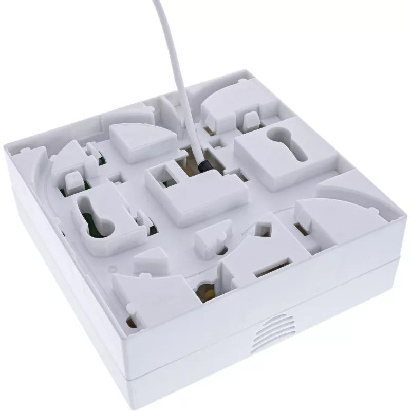 InLine FTTH puszka przyłączeniowa, wstępnie zmontowana, 4x LC/APC 9/125µm 10m