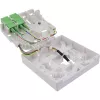 InLine FTTH connection box pre-assembled 4x LC/APC 9/125µm 15m