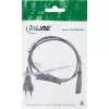 InLine 16151 kabel zasilający Czarny 1 m CEE7/16 IEC C7